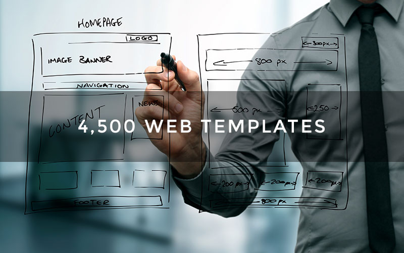 4,500 Web Templates